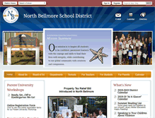 Tablet Screenshot of northbellmoreschools.org